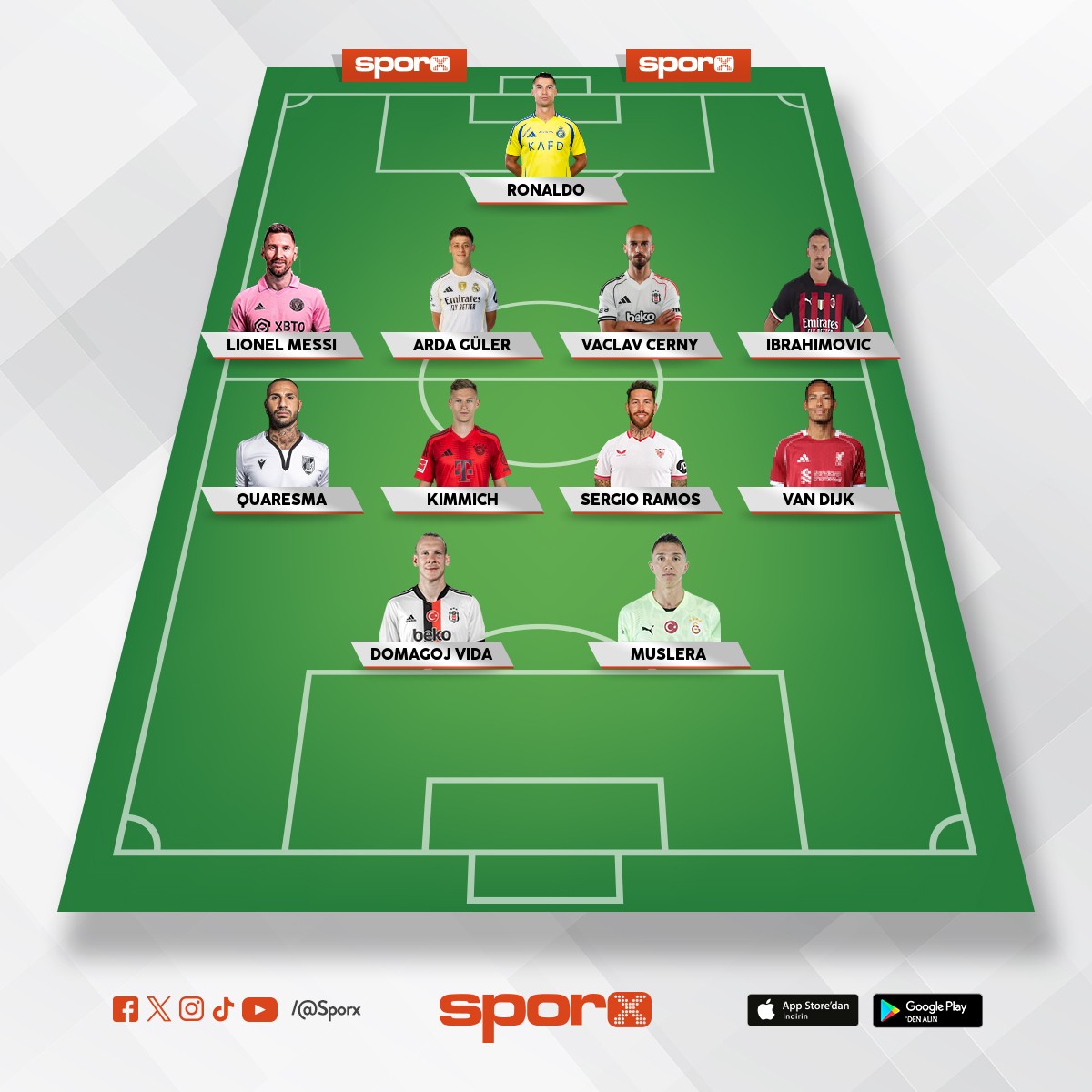 d�nyan�n en iyi kadrosu