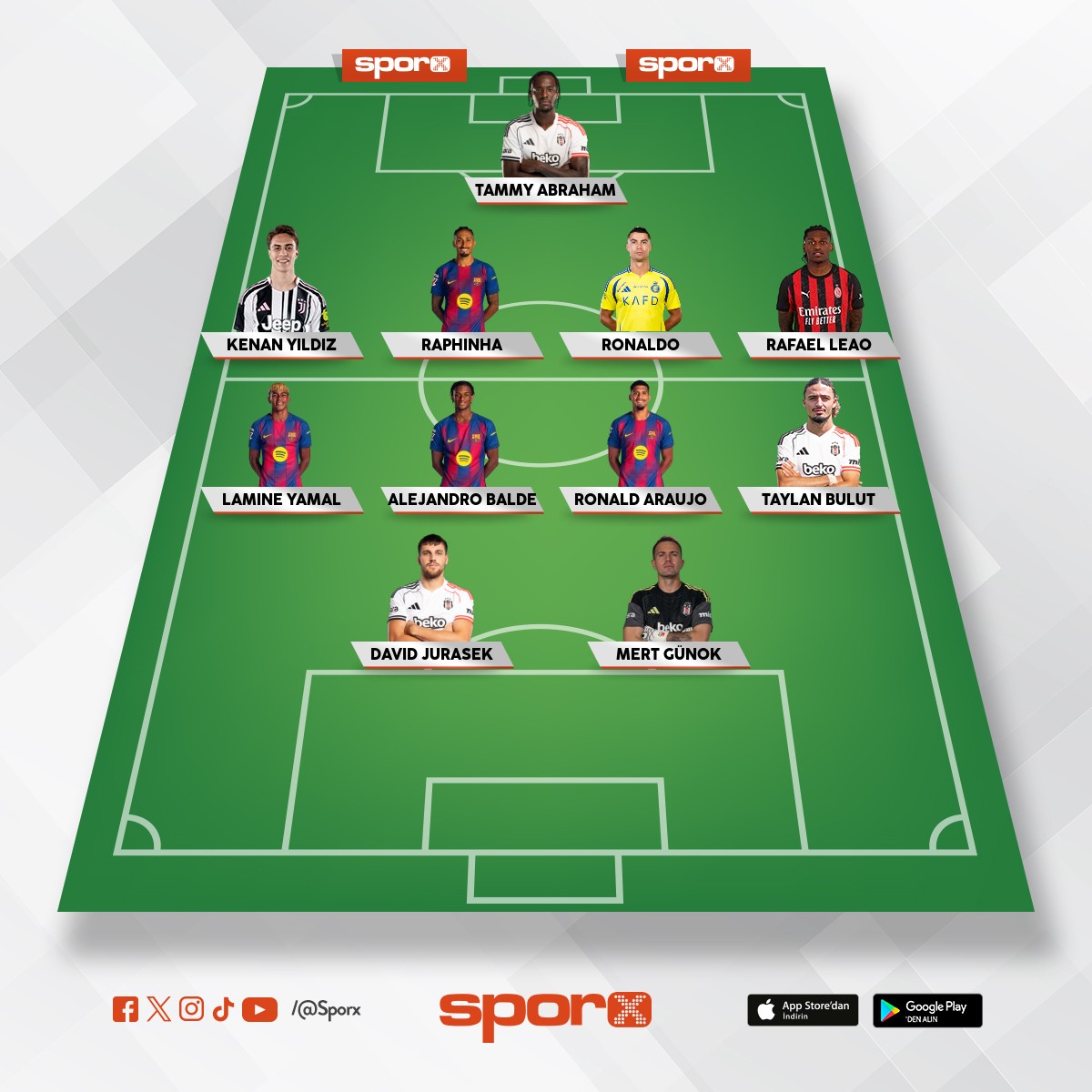 Efsane kadro ve Mert Ka�an Balc�