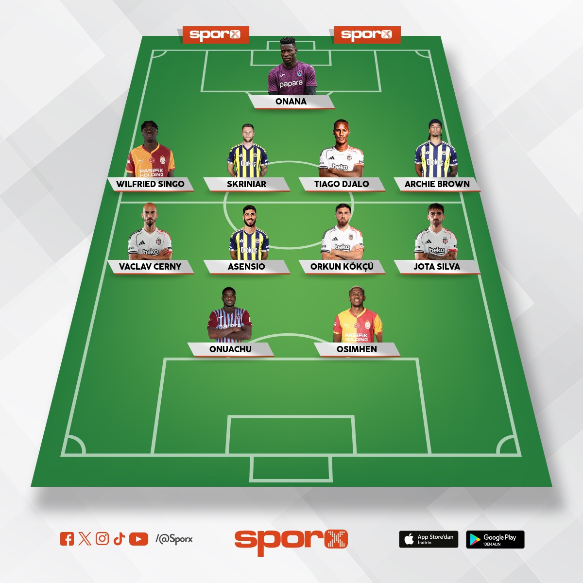 s�per ligin en iyi kadrosu