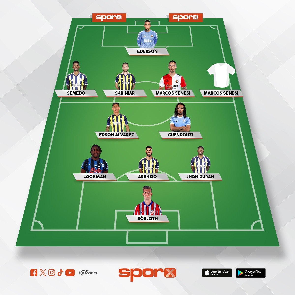 Talisca Nene Musaba Maestro yedek yabanc�lar