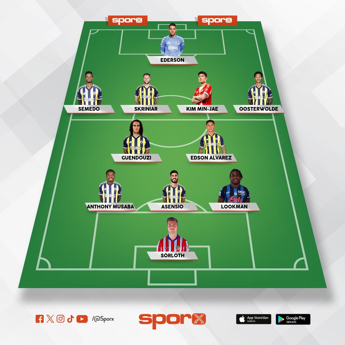 ��te kadro i�te �ampiyon