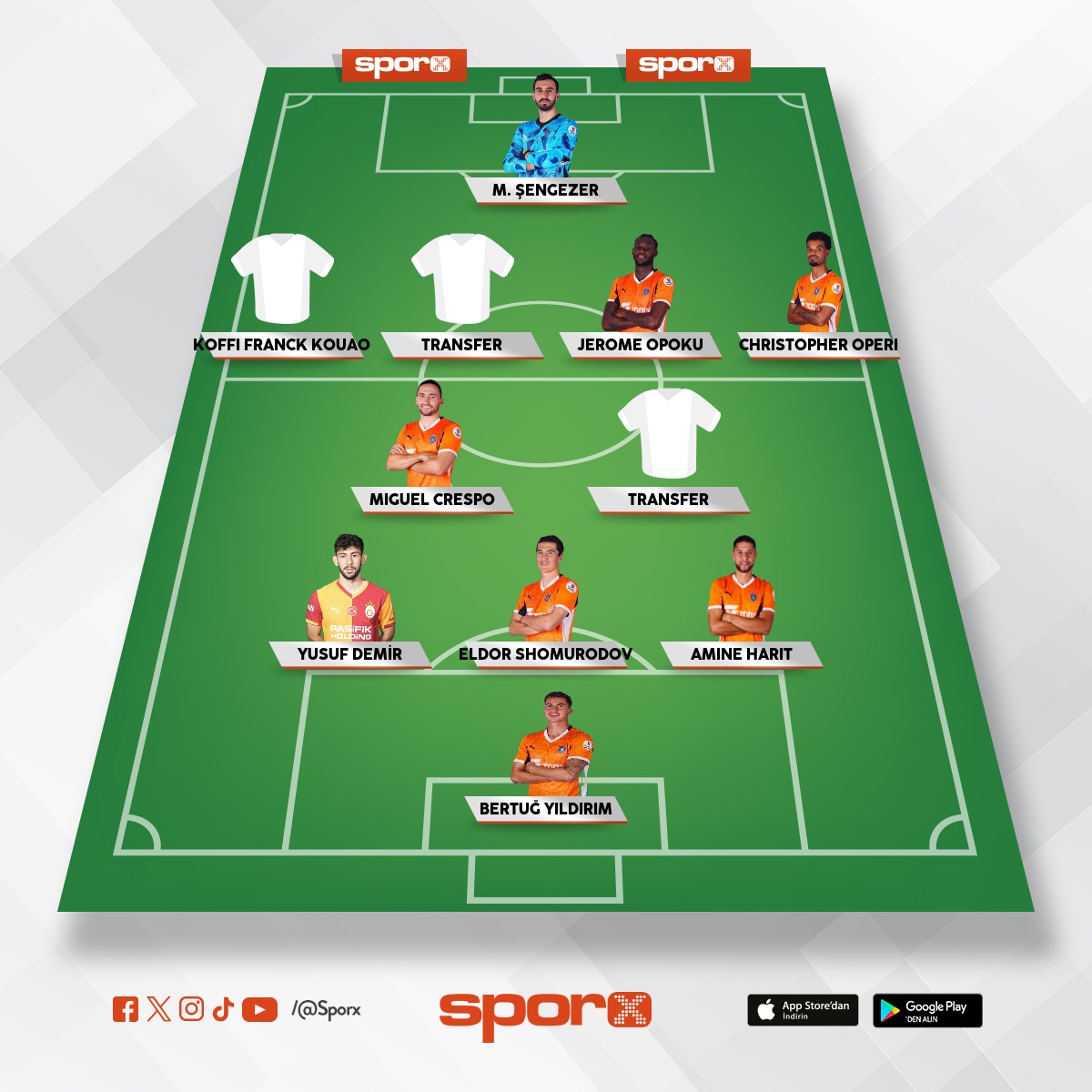 @Kadrokolik Ba�ak�ehir CB Nathaniel Adjei DM Yassine Kechta