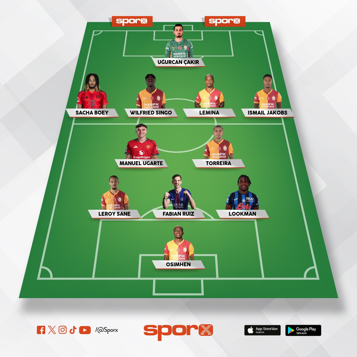 �AMP�YONLAR L�G�  KADROSU 