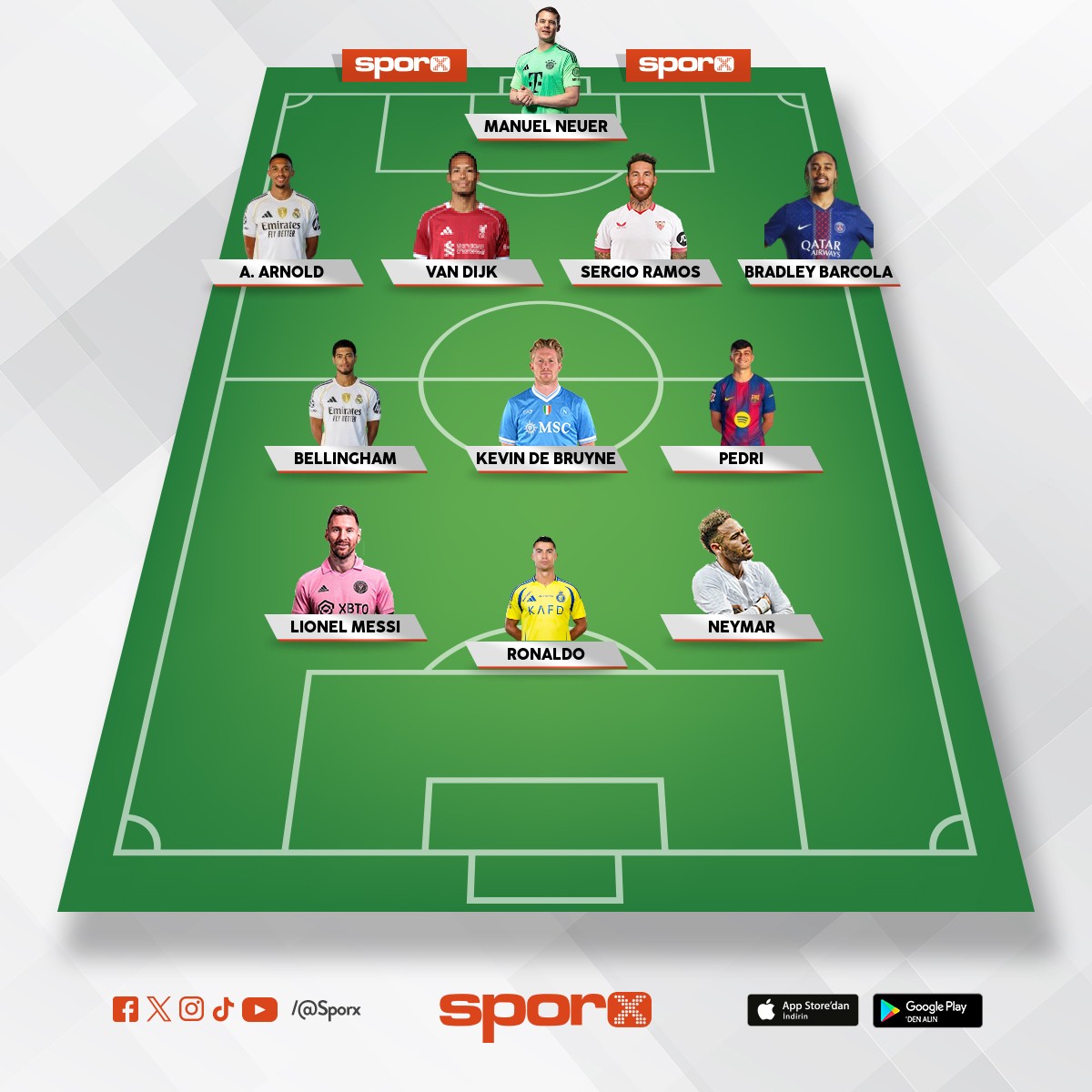 D�nyan�n efsane kadrosu