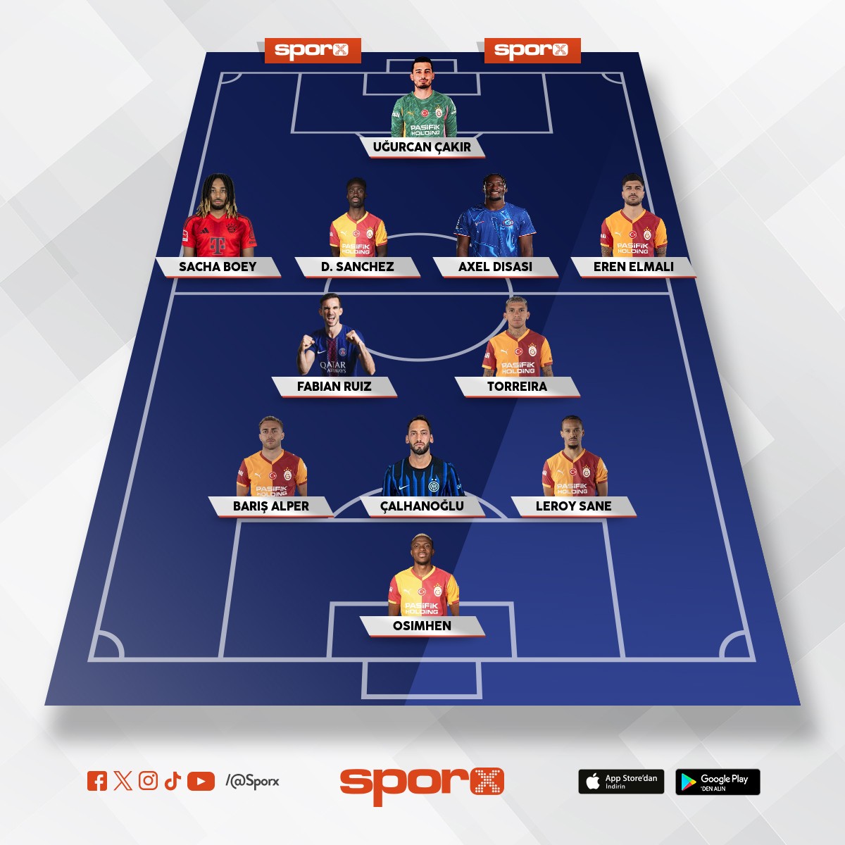 GS DREAM TEAM (+5 = Singo, Sallai(UEFA), Lemina, Sara, Icardi)