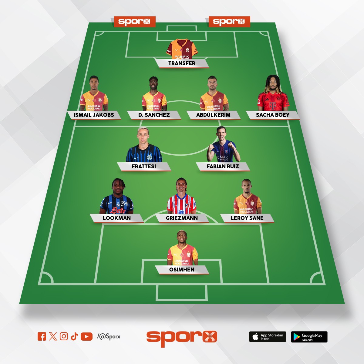 2025-2026 GALATASARAY MUHTEMEL �LK 11'�