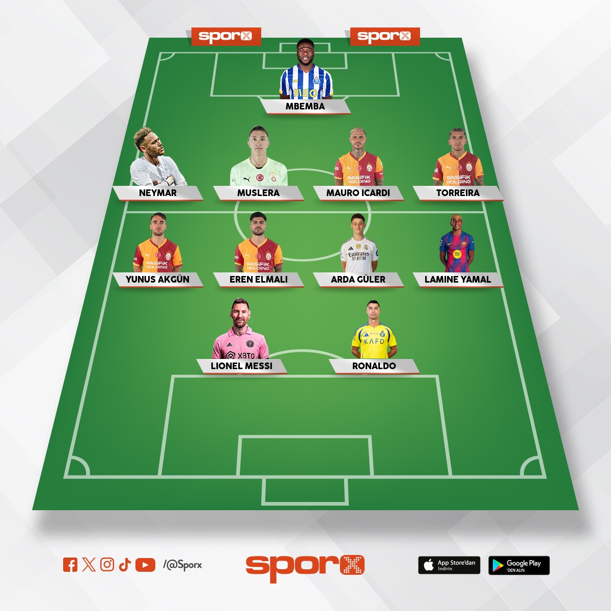 Galatasaray 
kadrosu