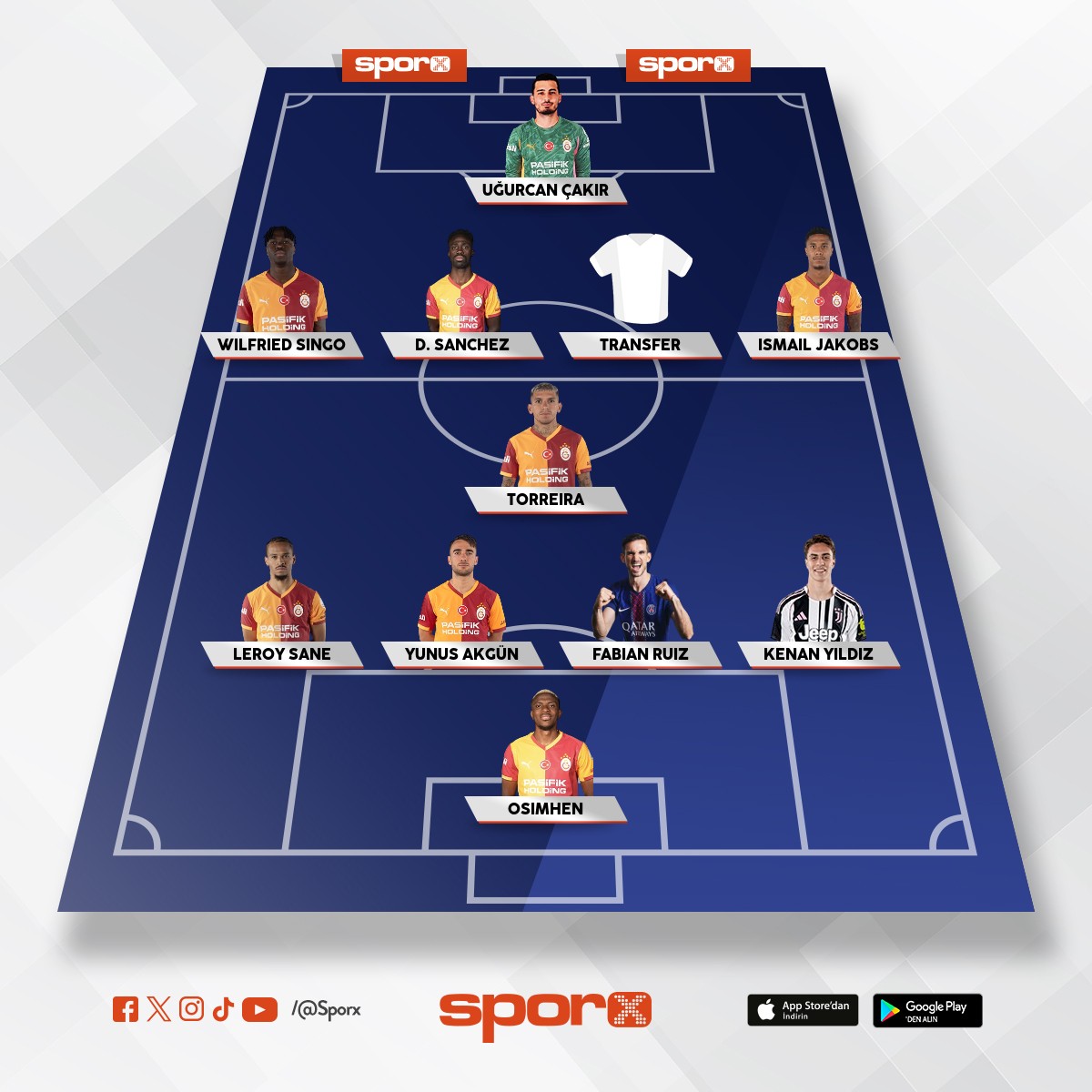 EFSANE GALATASARAY KADROSU 