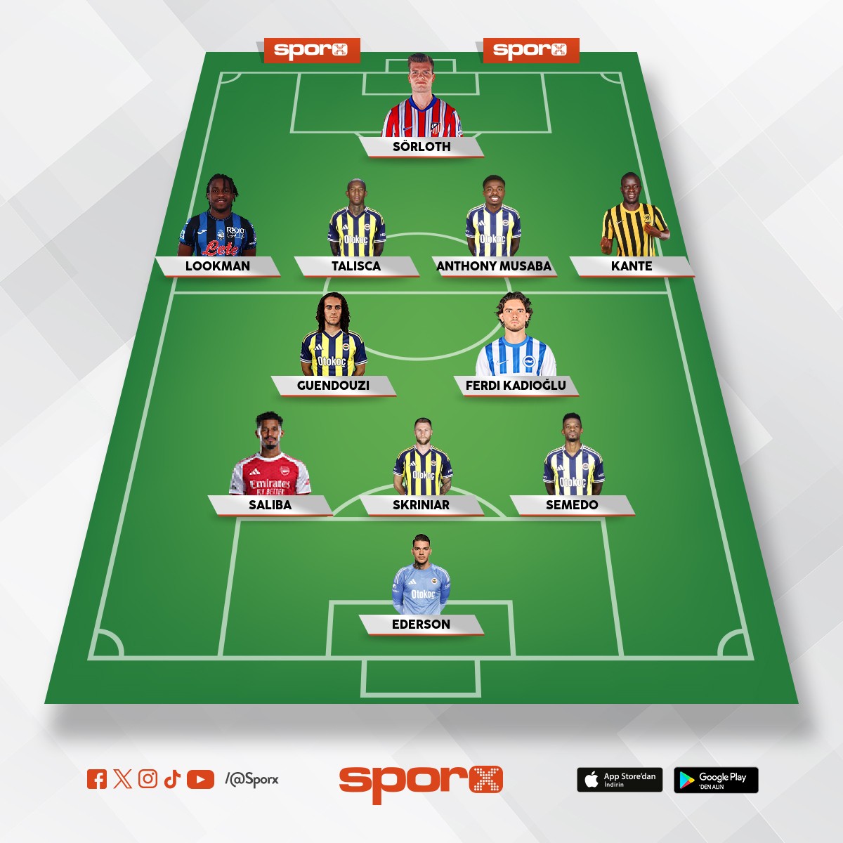 Fenerbah�e �ampiyon ilk 11