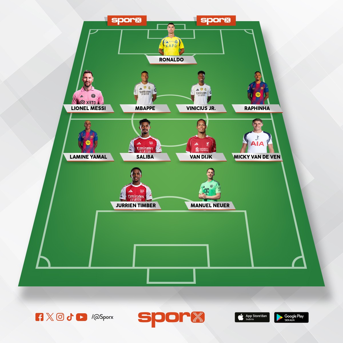 d�nyan�n en iyi kadrosu