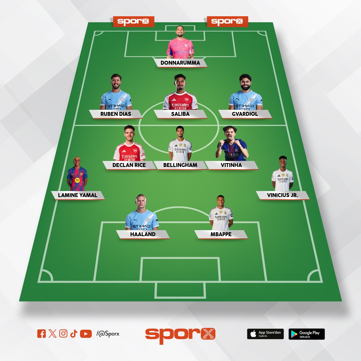 Galatasaray�n ilk 11i