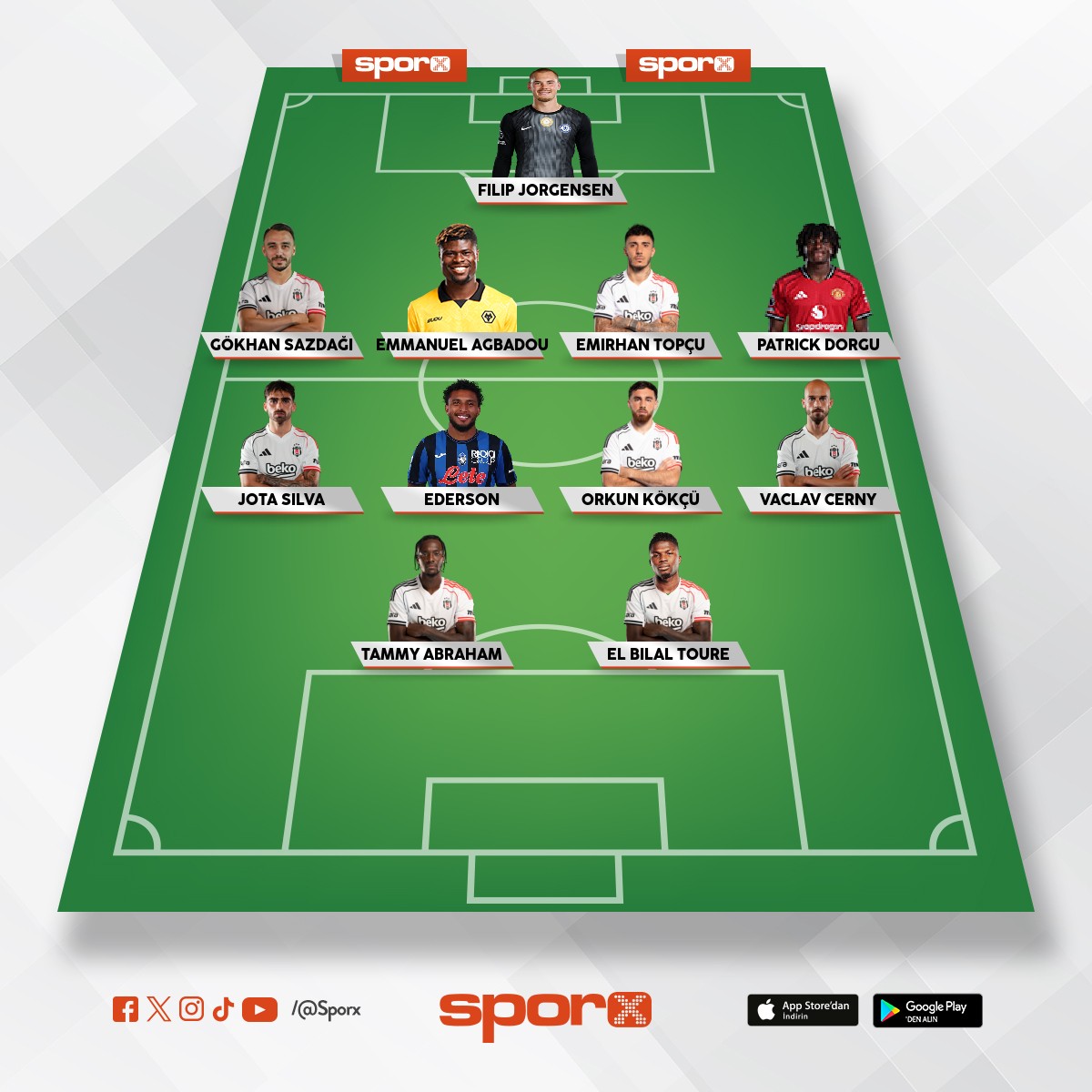 Be�ikta� ilk 11 b�yle kurulur