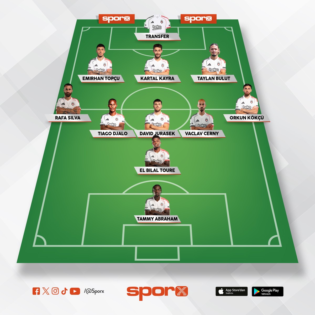 Be�ikta�'�n en iyi kadrosu