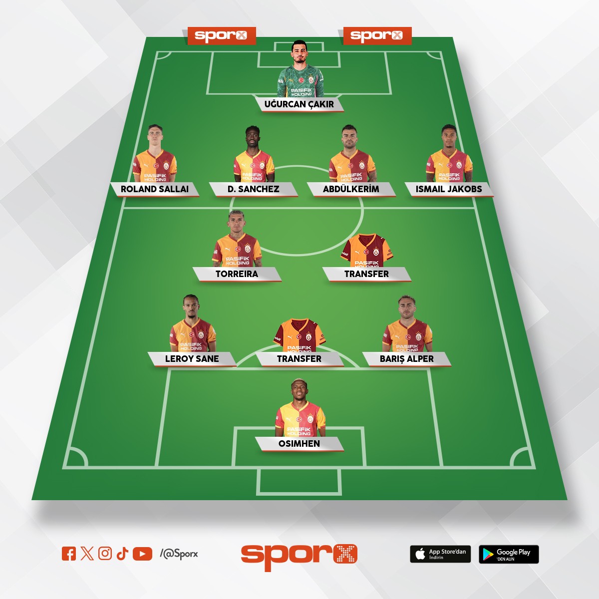 4-2-3-1 2Transfer laz�m