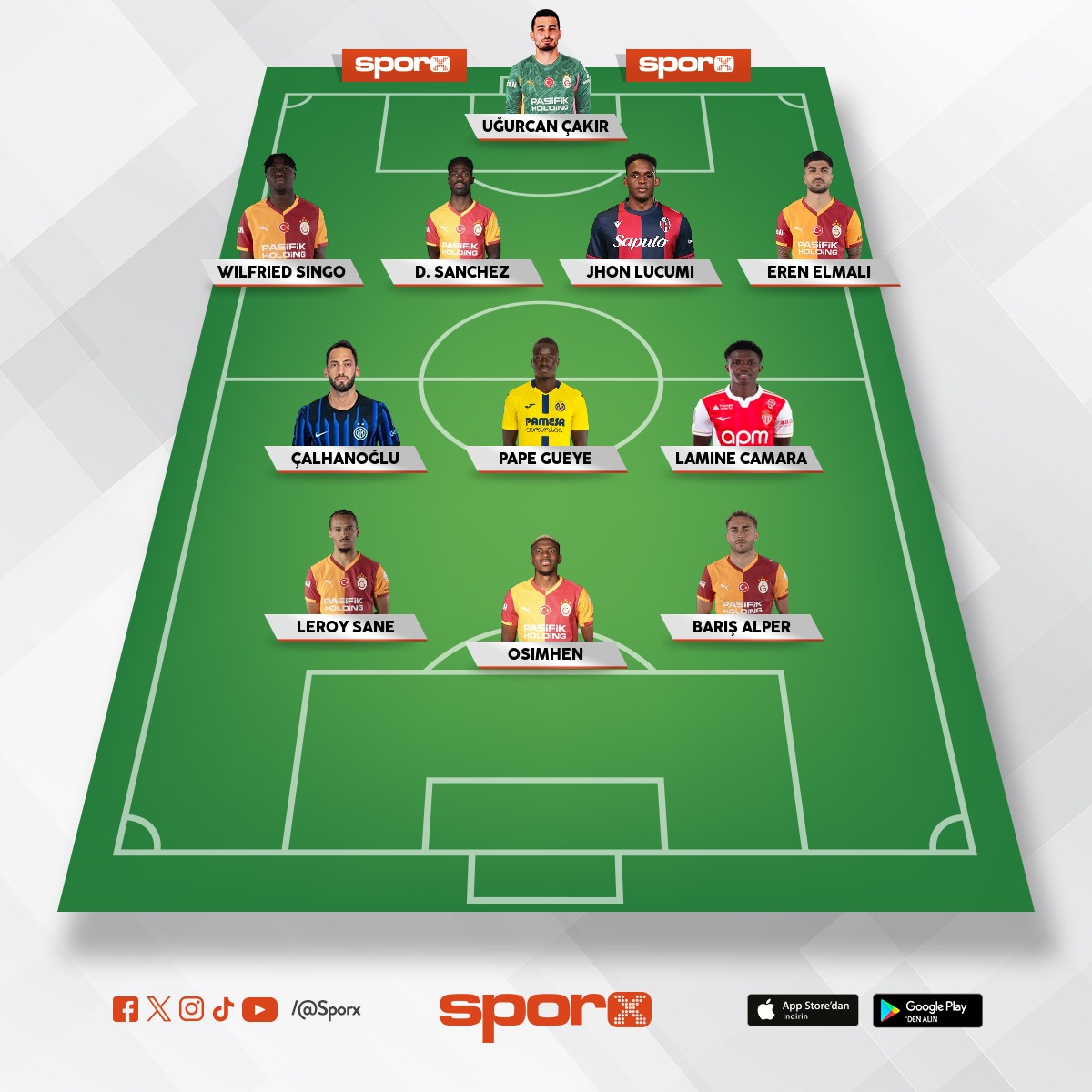 Gs�ye avrupada ba�ar� getirecek 11