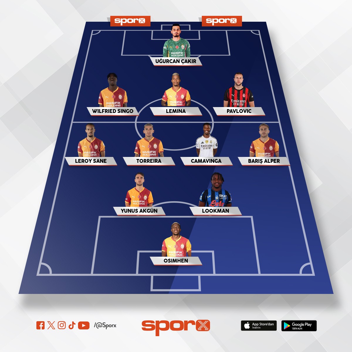 Kadro efsane olur b�yle 