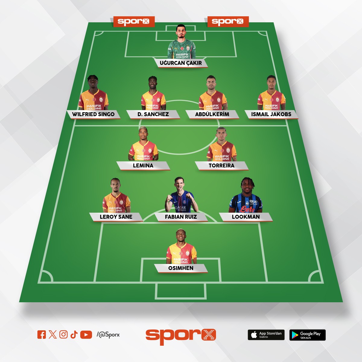 Atletico Madrid ma�� 11'i