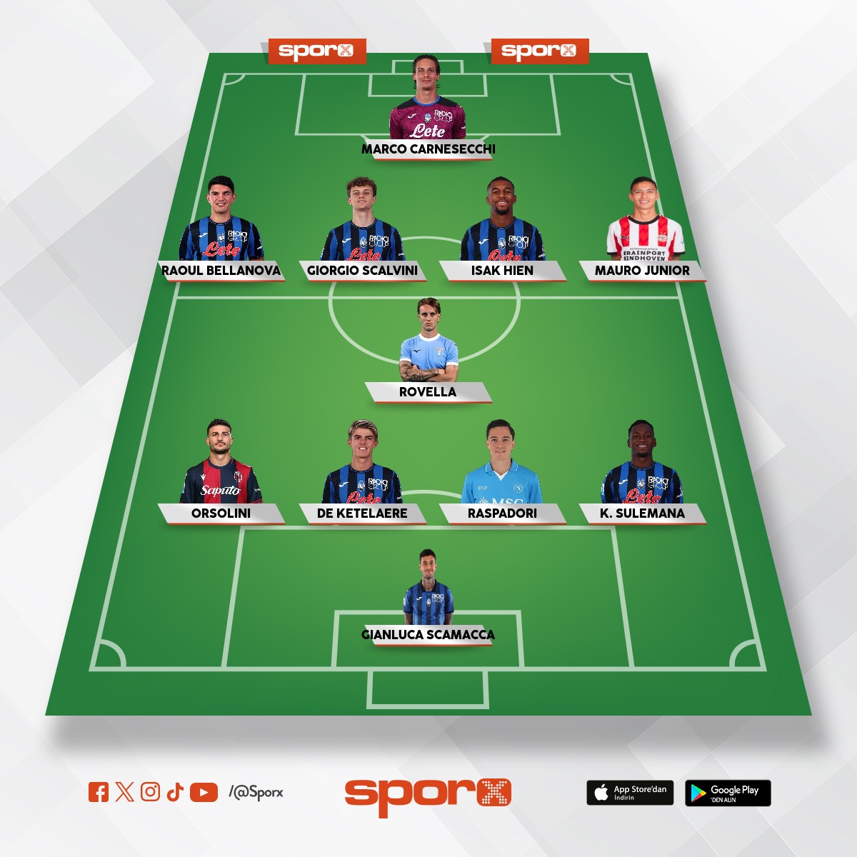 Atalantaya yeni kadro