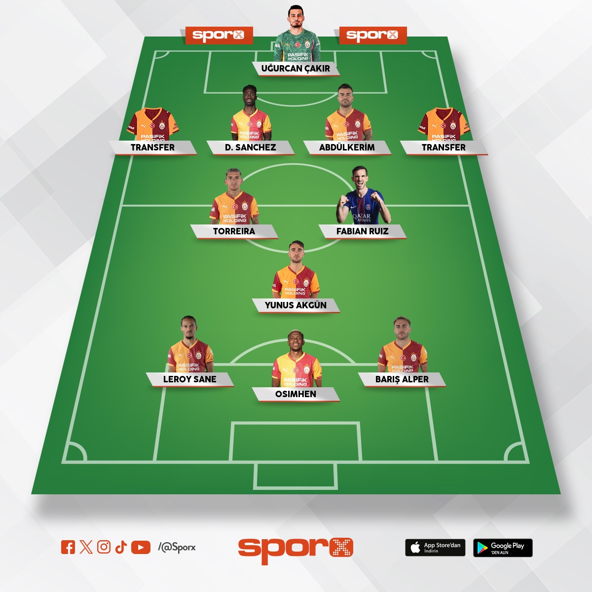 3 alana transfer laz�m