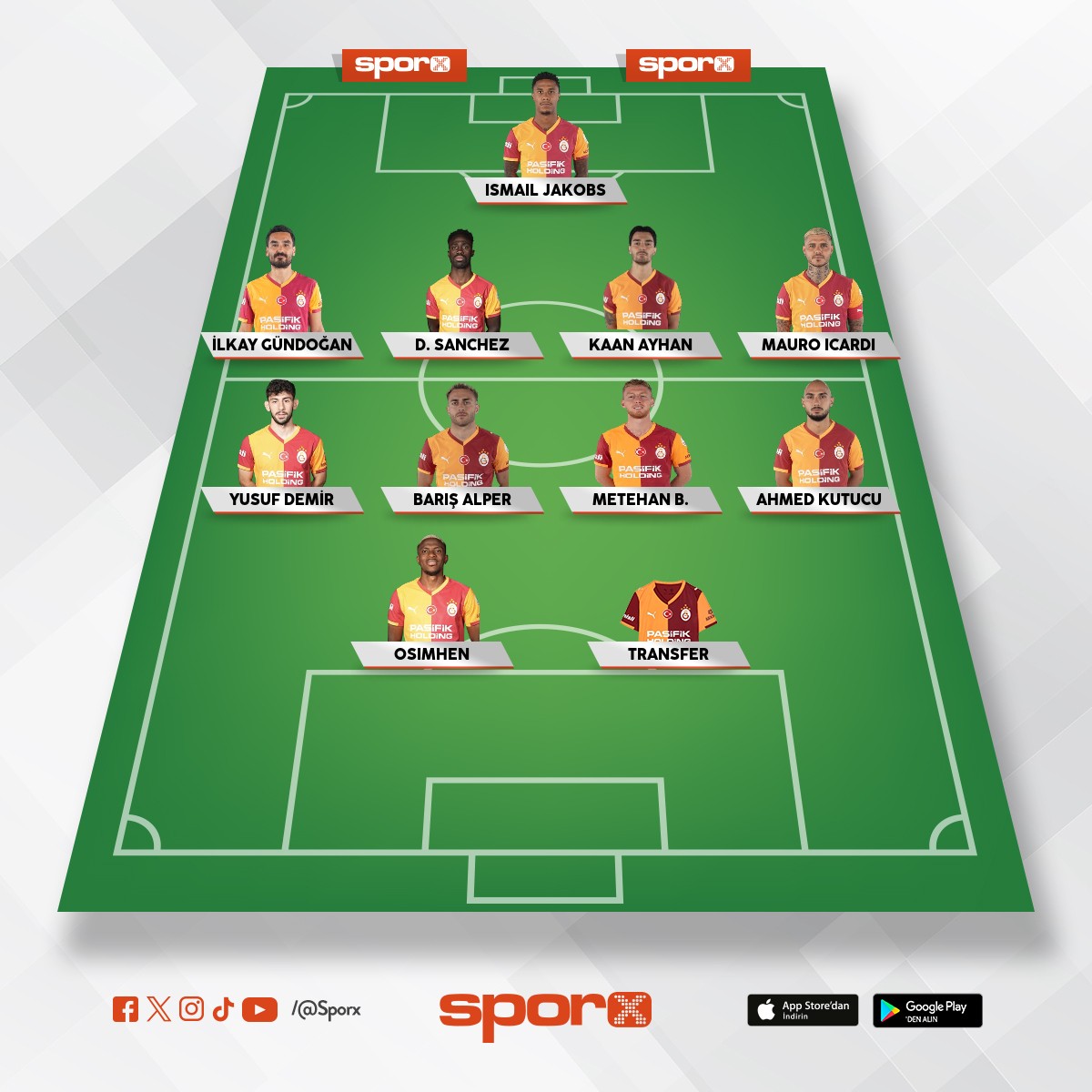 �oban kadrosu Galatasaray