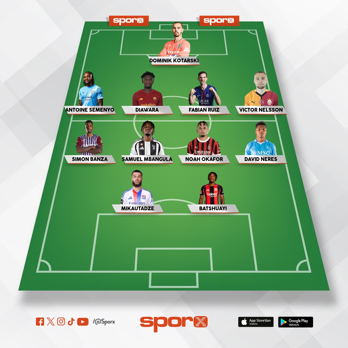 kadro orta b�t�eli tak�m