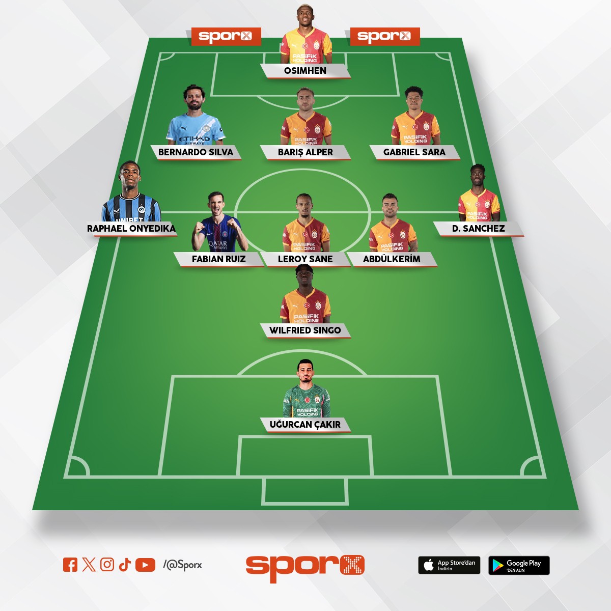 tad�ndan yenmeyecek bir kadro