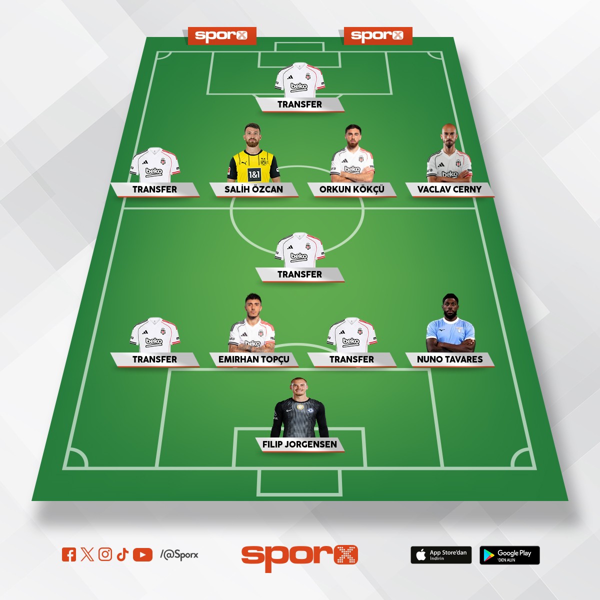 toplam 8 transfer laz�m