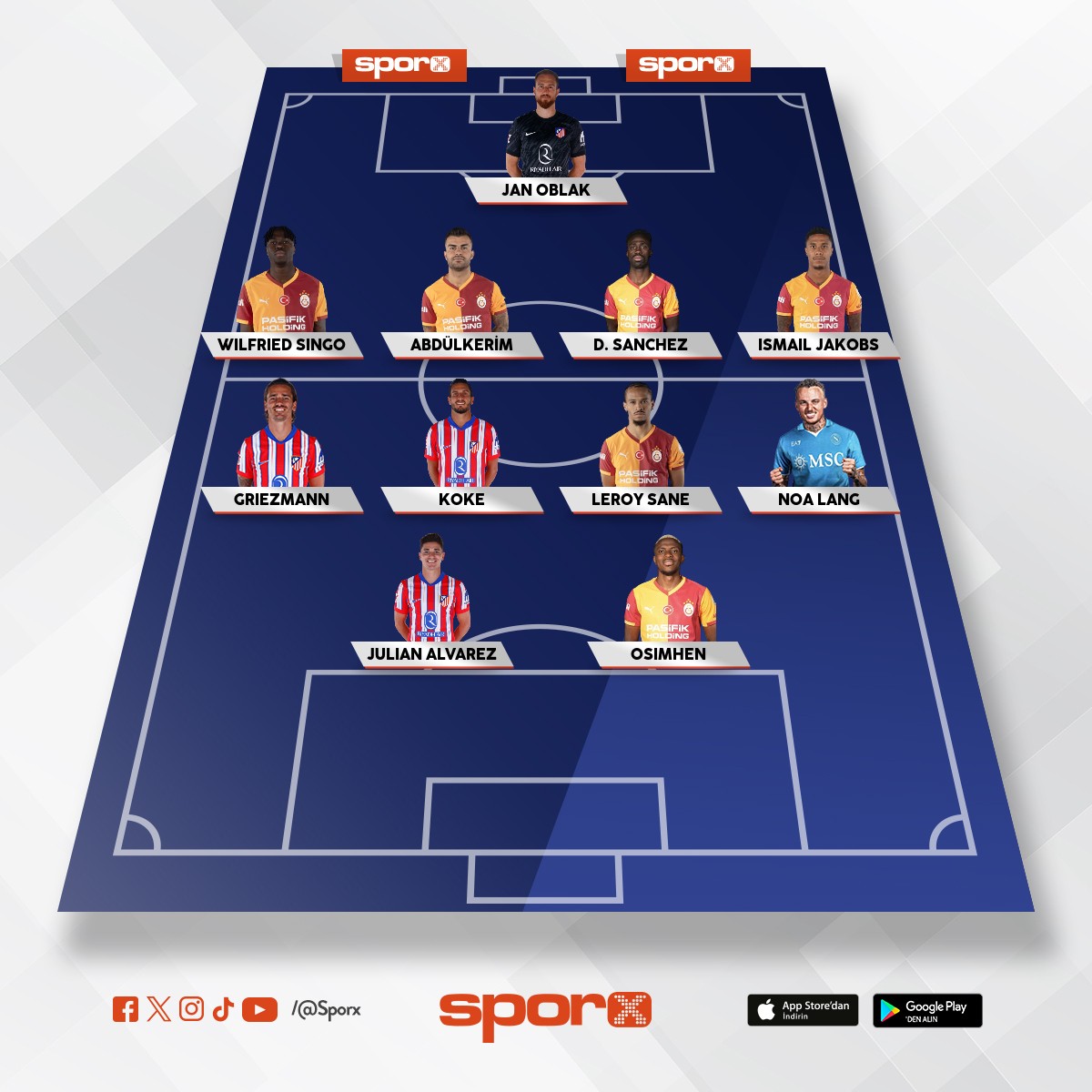 Galatasaray atledico de Madrid