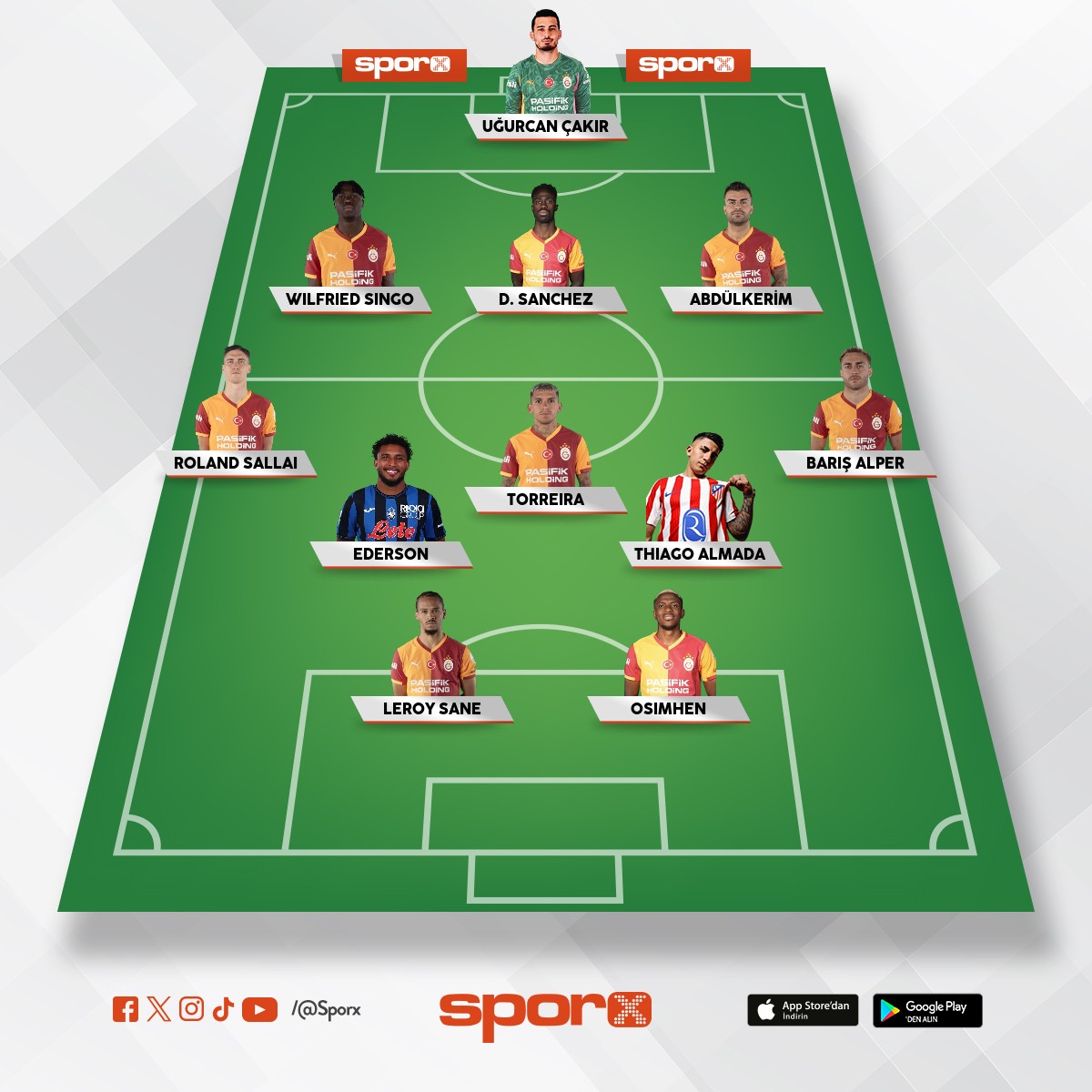 Ederson ve kiral�k Almada