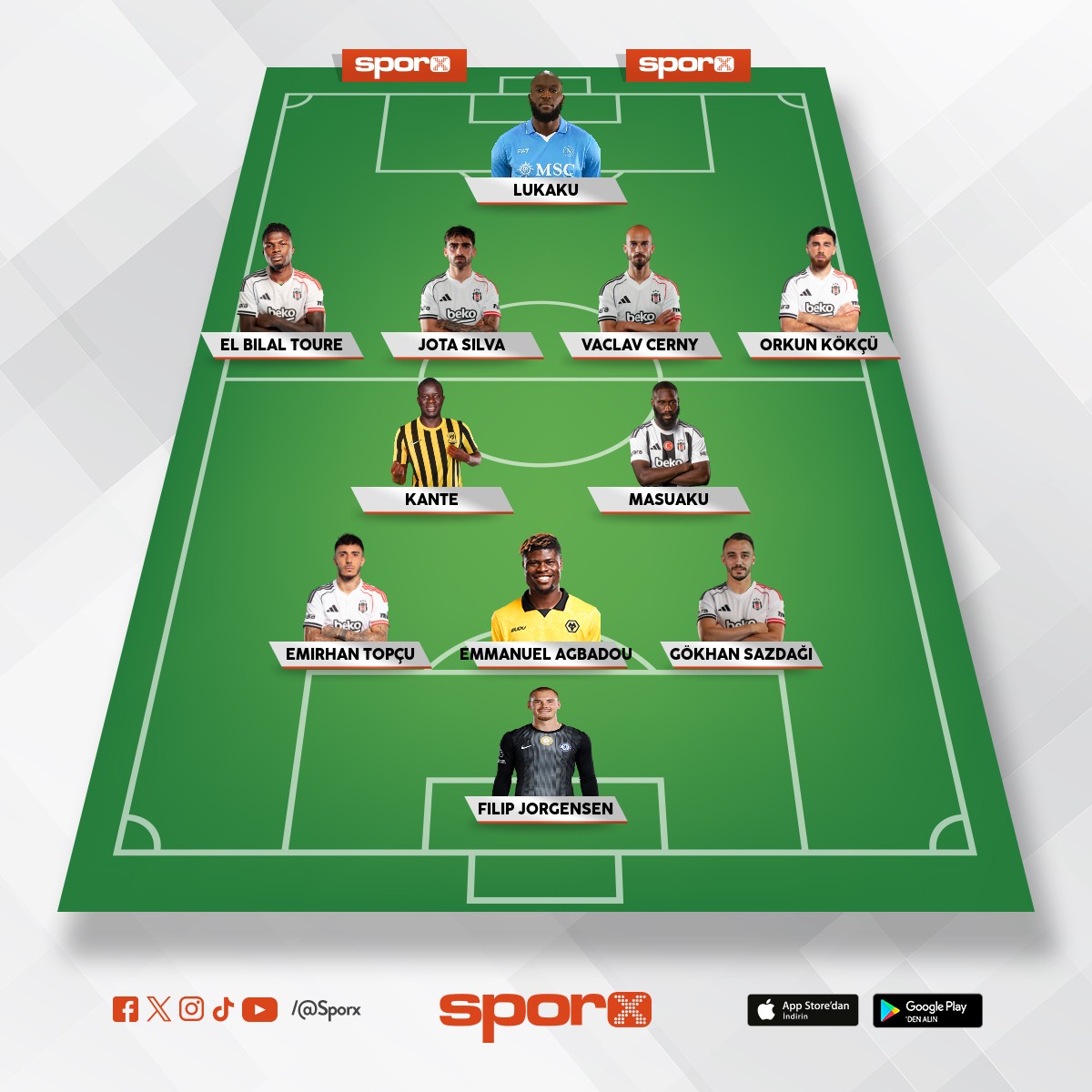 �smailcan K
Kendi hayalimdeki 11'i kurdum gelme olas�l��� olan baz� futbolcular� da koydum.