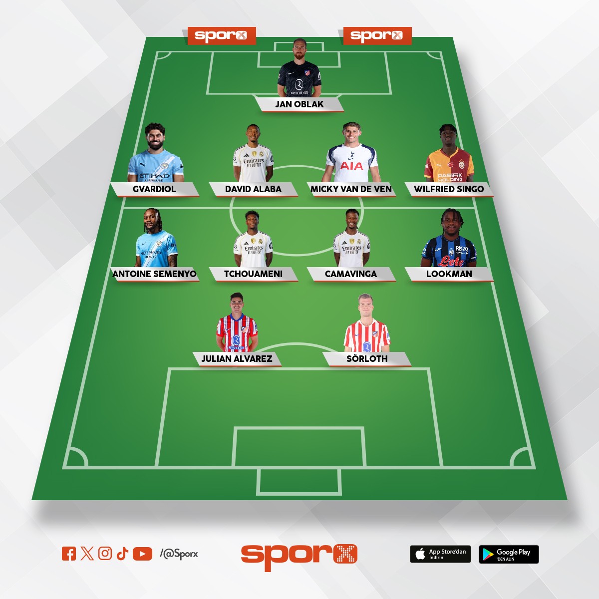 Galatasaray'�n yeni kadrosu