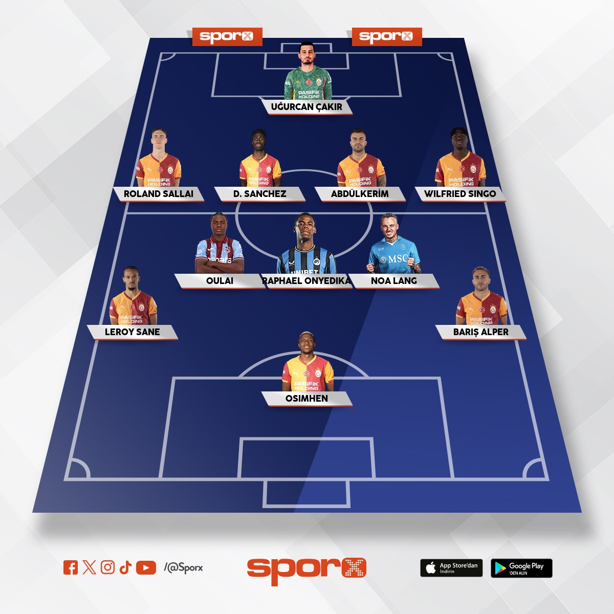 Kadro �lk 11 Galatasaray Cimbom Aslan 🦁
