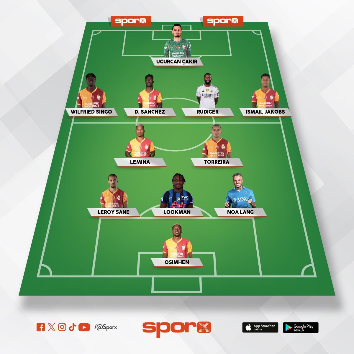 maestro, pocikerim, yunus, baris, sallai, ilkay, kazo yedek