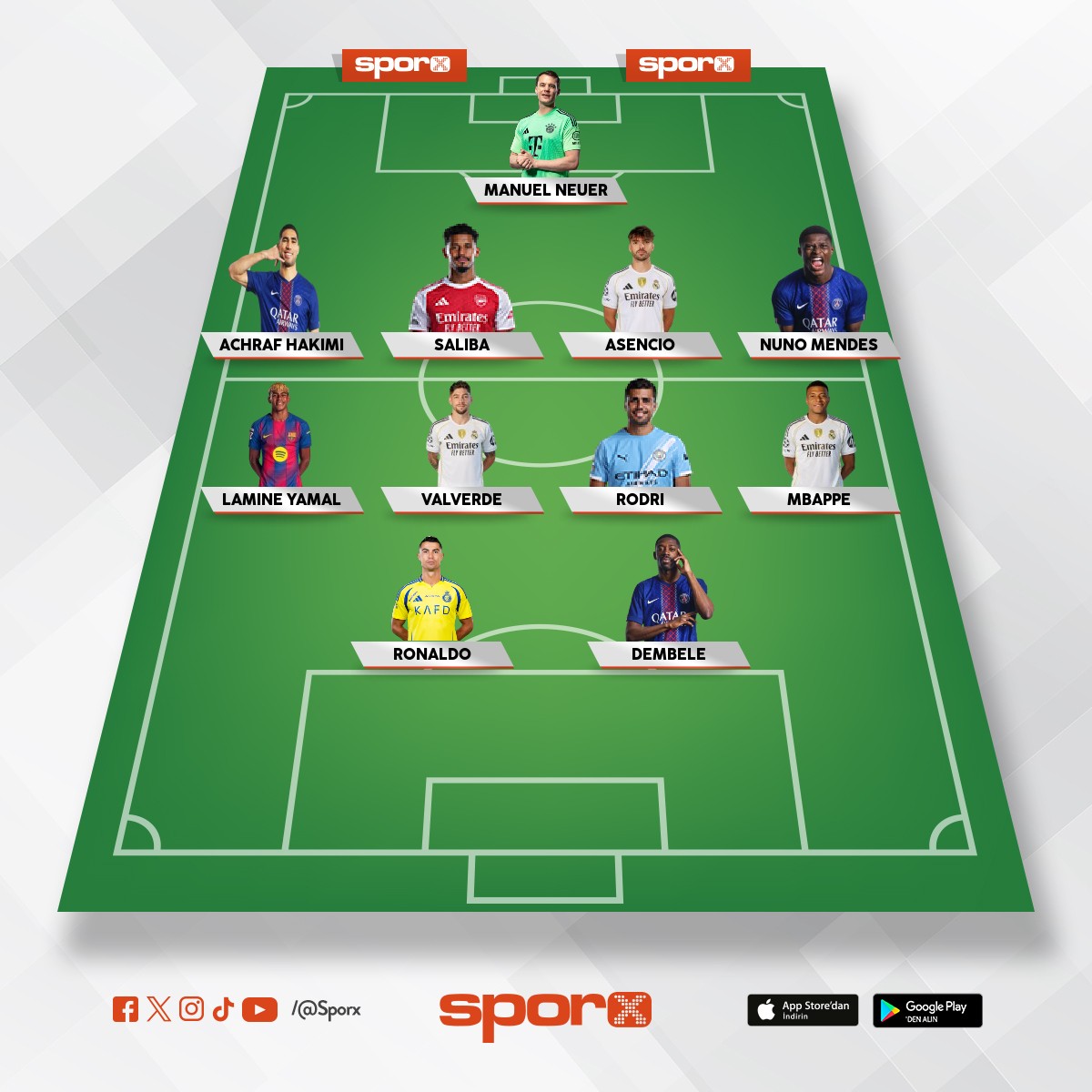 D�nyan�n en iyi kadrosu