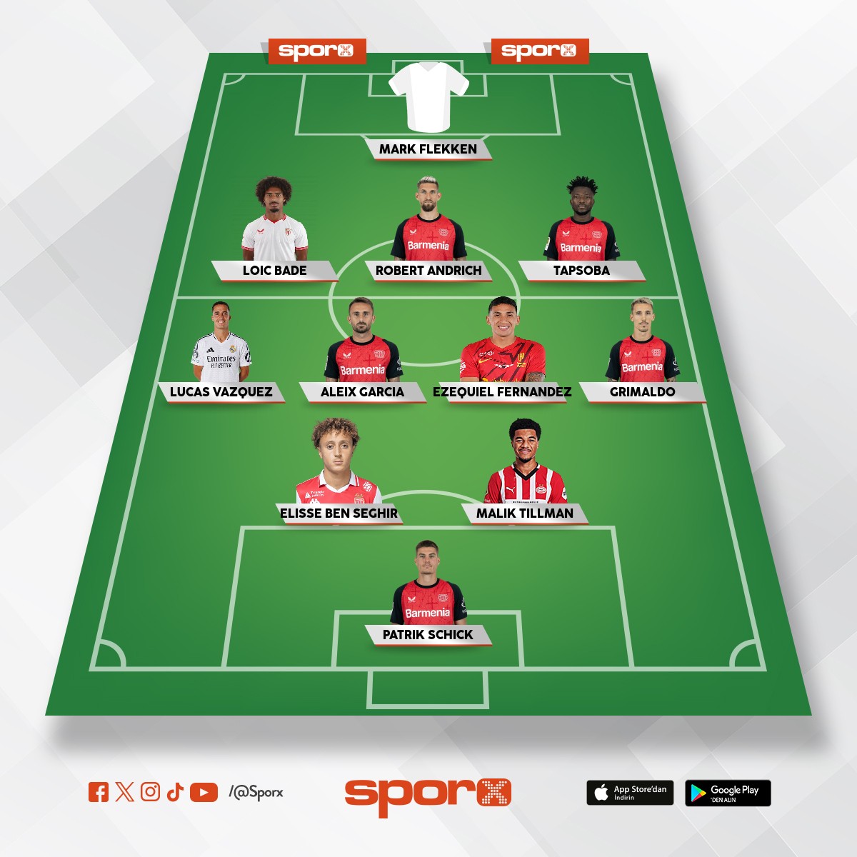 Leverkusen b�yle oynar