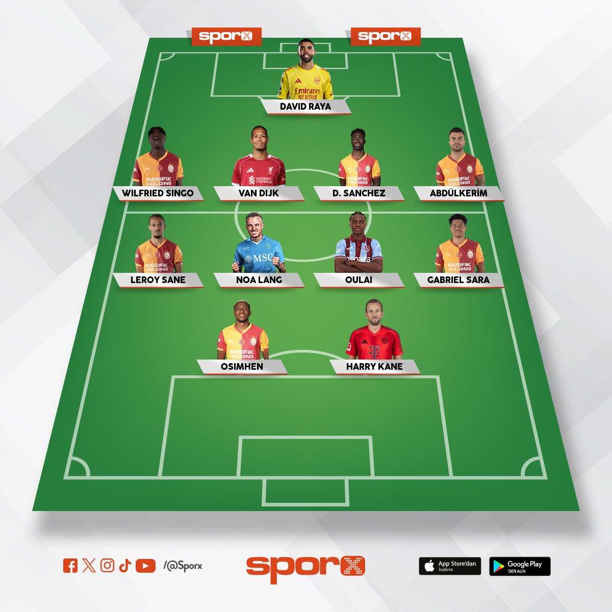 Galatasaray ilk 11