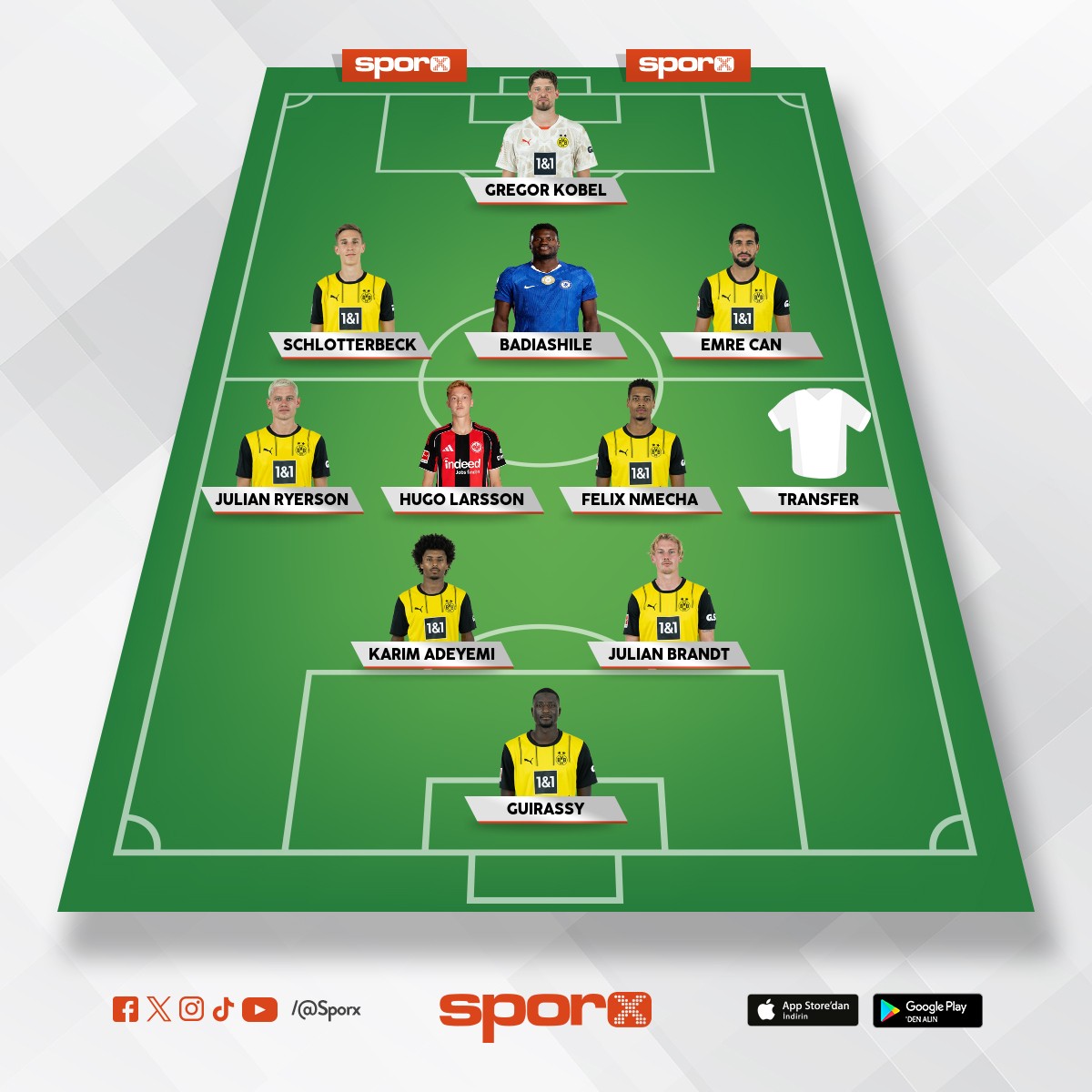 Sola svensson efsane kadro 