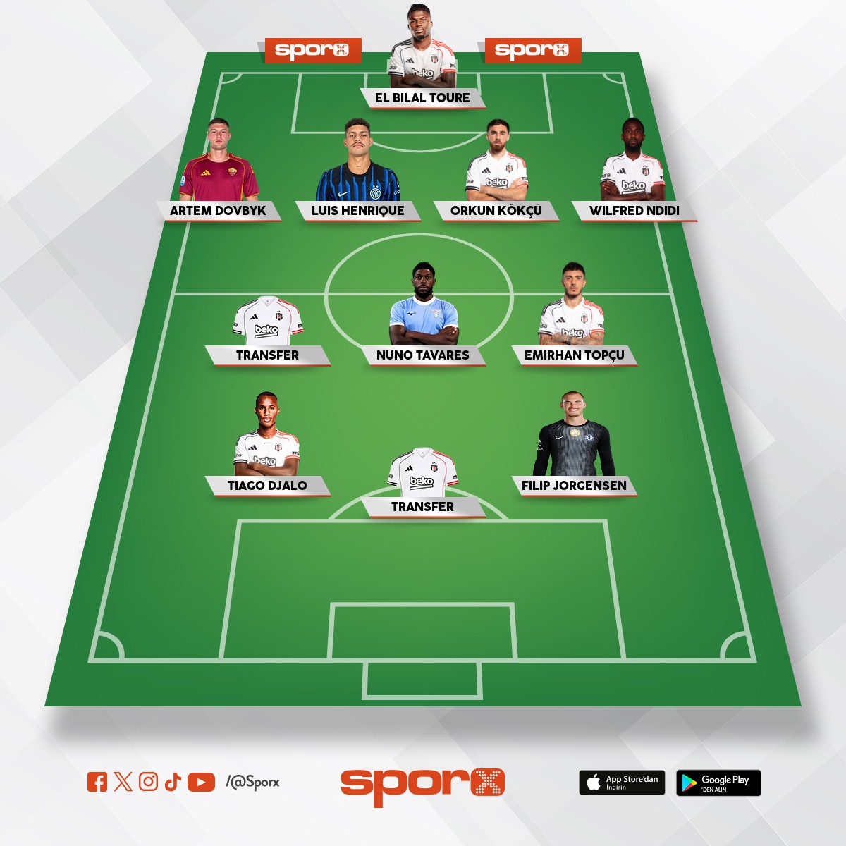 Be�ikta� i�in kadro