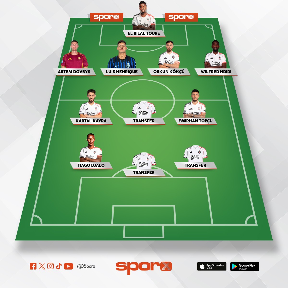 Be�ikta� i�in kadro