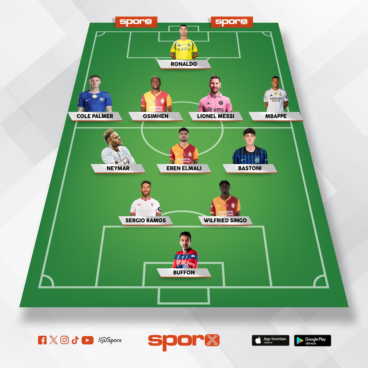 efsanevi oyuncular 
(hayvan F�tbol 'ular