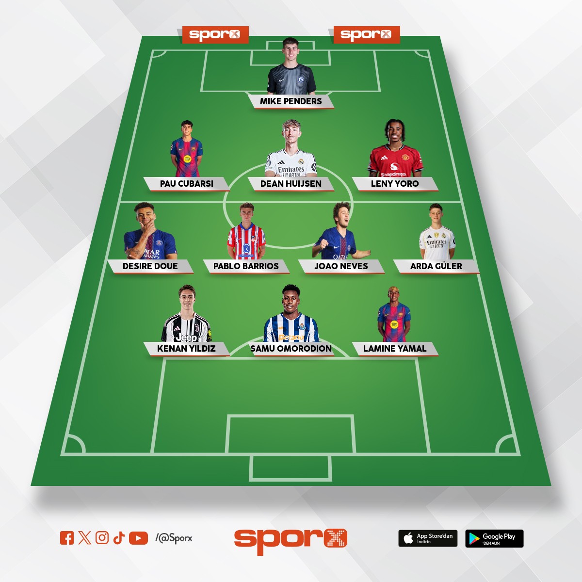 22 ya� alt� en iyi tak�m