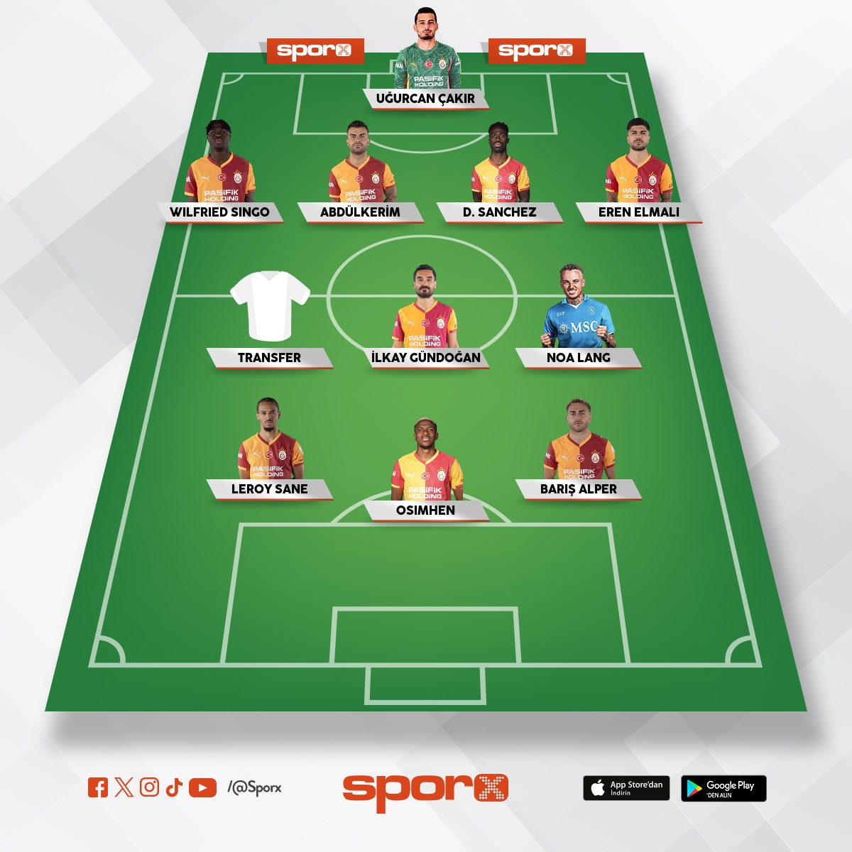 Transfer lazim degil asprilla var