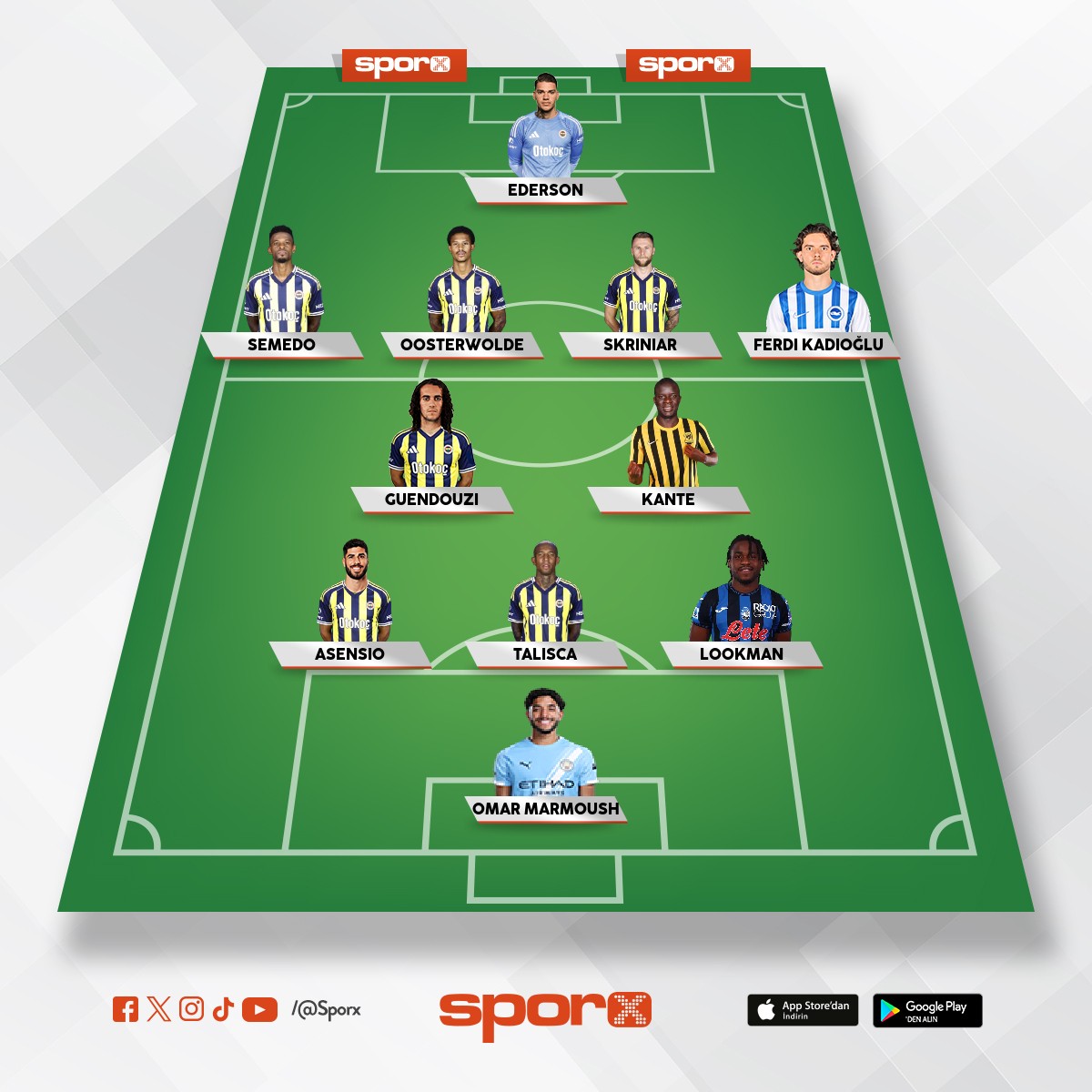 Fenerbah�e hayali kadro