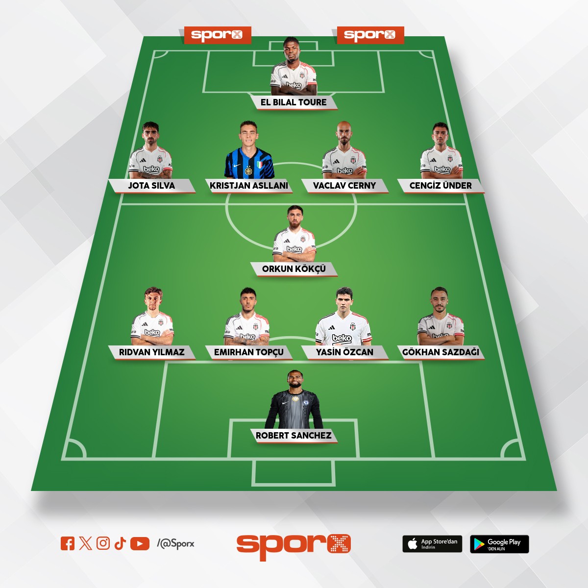 Be�ikta�'�n en iyi kadrosu