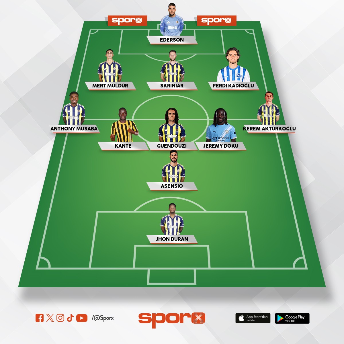 Fenerbah�e prime kadro