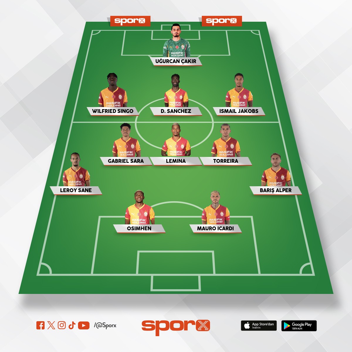 Galatasaray 3�l� defans