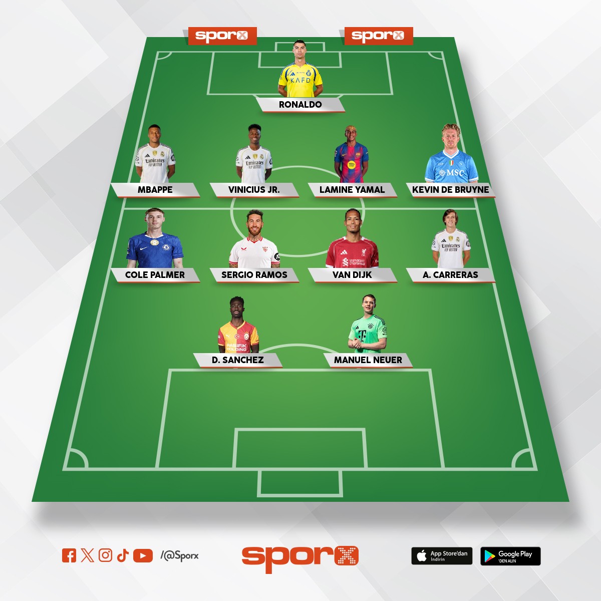 d�nyan�n en iyi tak�m�