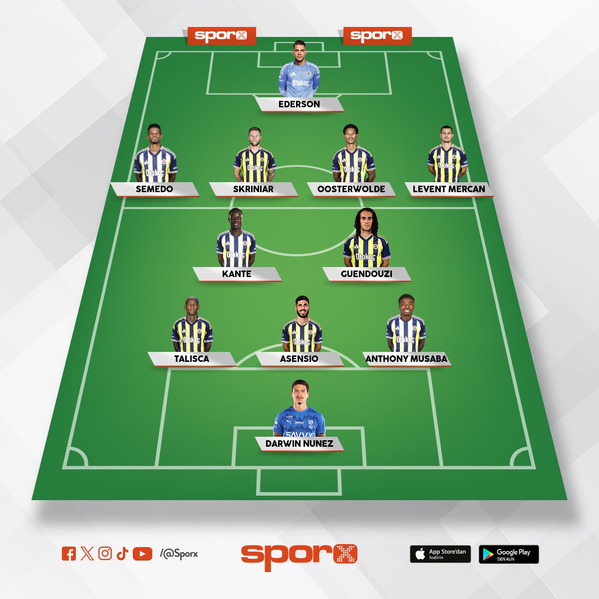 FENER �AMP�YON KADRO