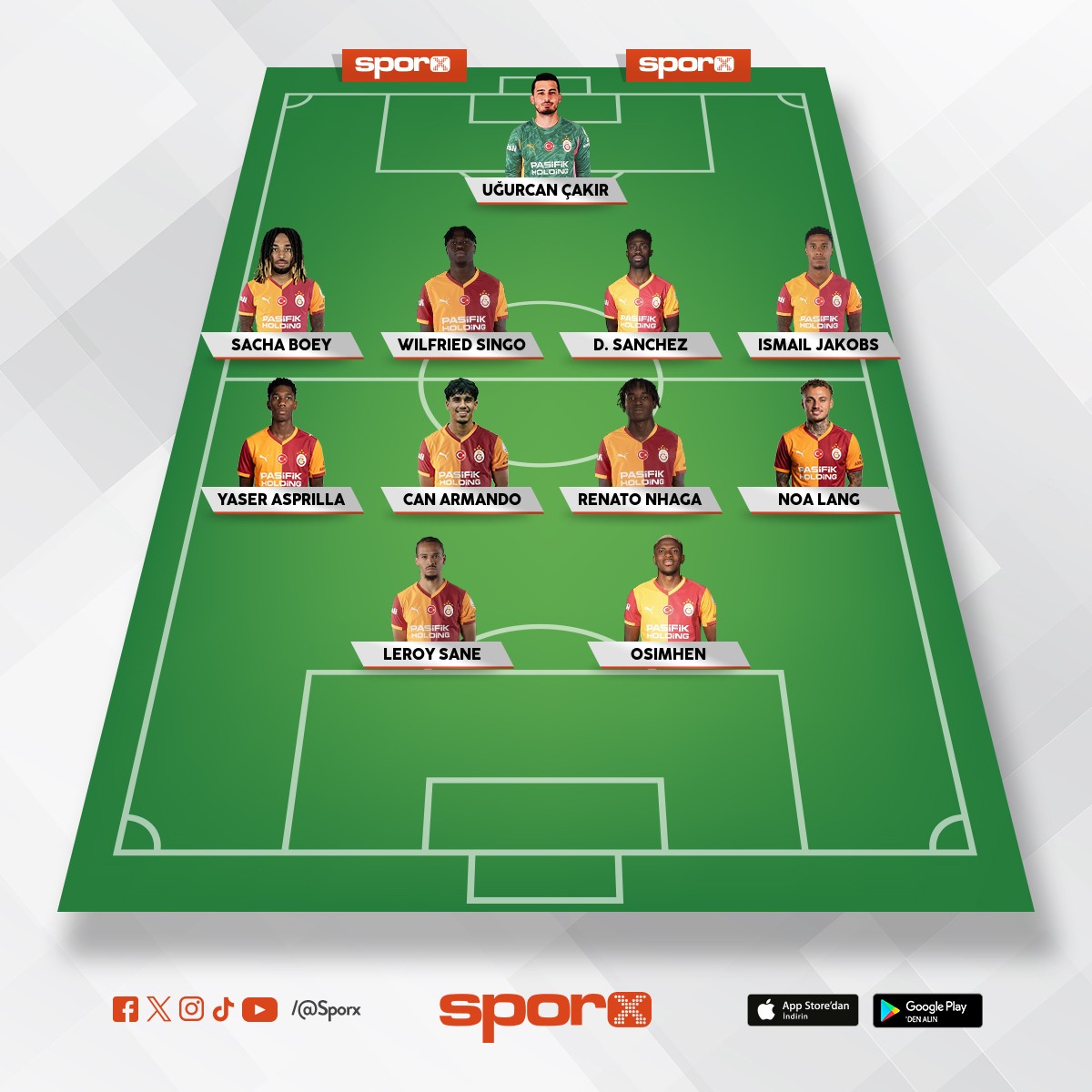 5 YEN� - SACHA, ASP�R�LLA, NHAGA, LANG VE CAN