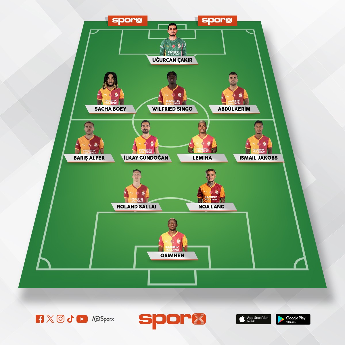 Ey�p ikinci yar�. Jakobs'u y�kse�e ��kar�p, GOLang'� i�eriye kayd�r�n ve Juventus provas� yap�n.